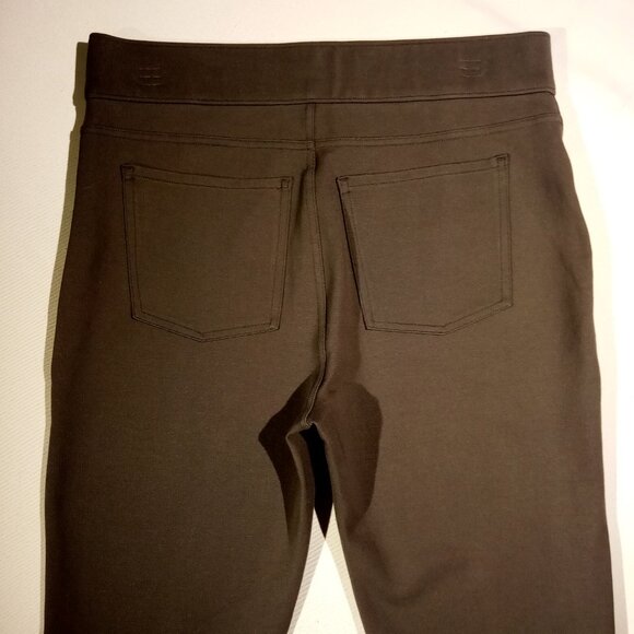 SPANX Pants  sz Large  Gray   Style 20214R  Ponte Ankle  Pull-On  Pockets  EUC - Picture 6 of 11